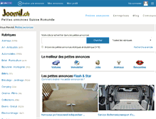 Tablet Screenshot of alberic-immobilier.joomil.ch